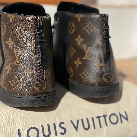 Louis Vuitton Monogram Macassar High Top Sneakers - Picture 7 of 9